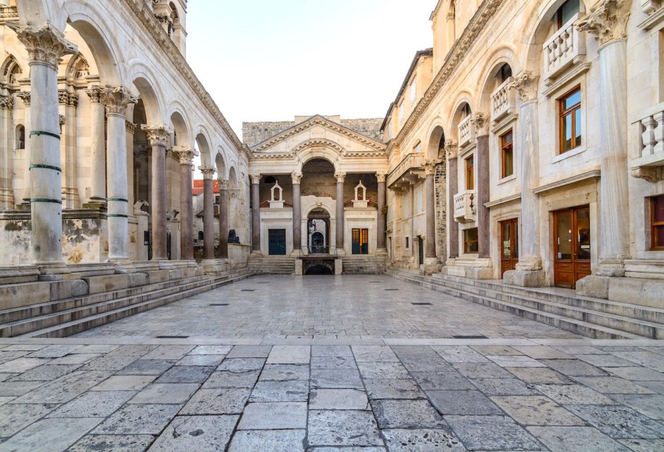 Город сплит Хорватия дворец Диоклетиана