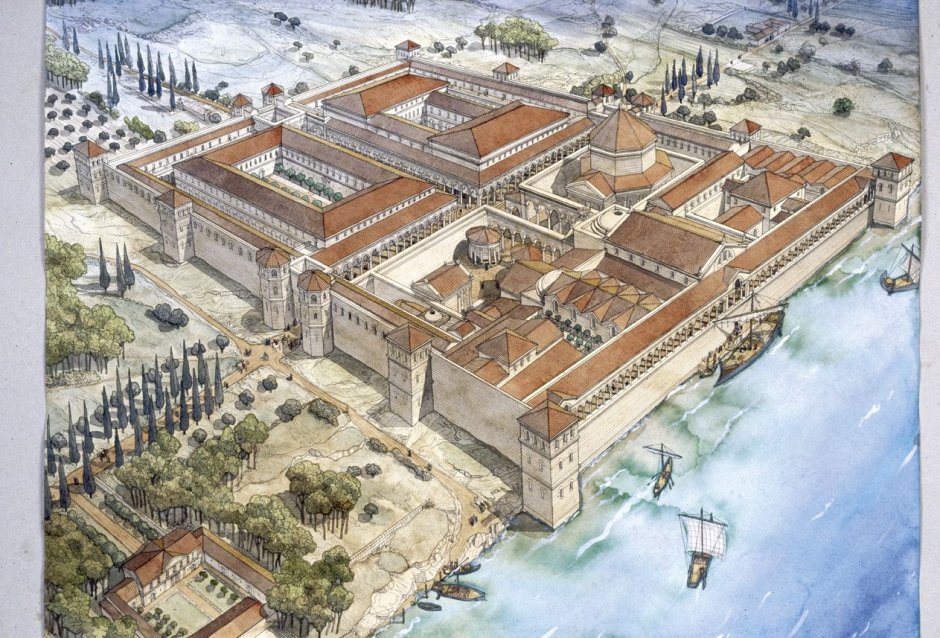 Город сплит Хорватия дворец Диоклетиана