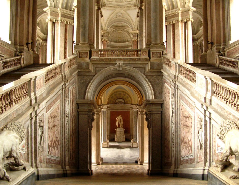 Луиджи Ванвителли Королевский дворец в Казерте