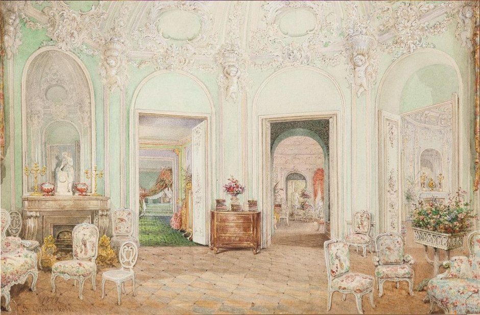 Версальский дворец интерьеры мебель