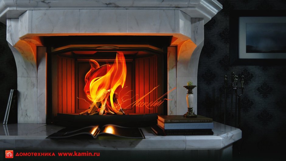 Камин баннер
