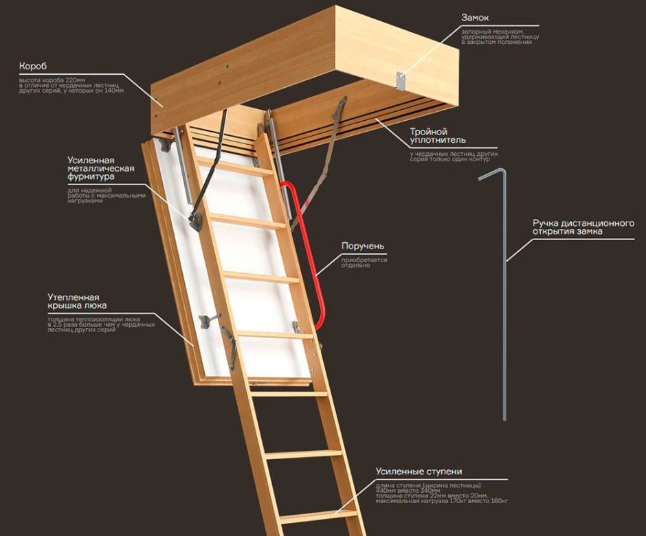 Чердачная лестница Docke