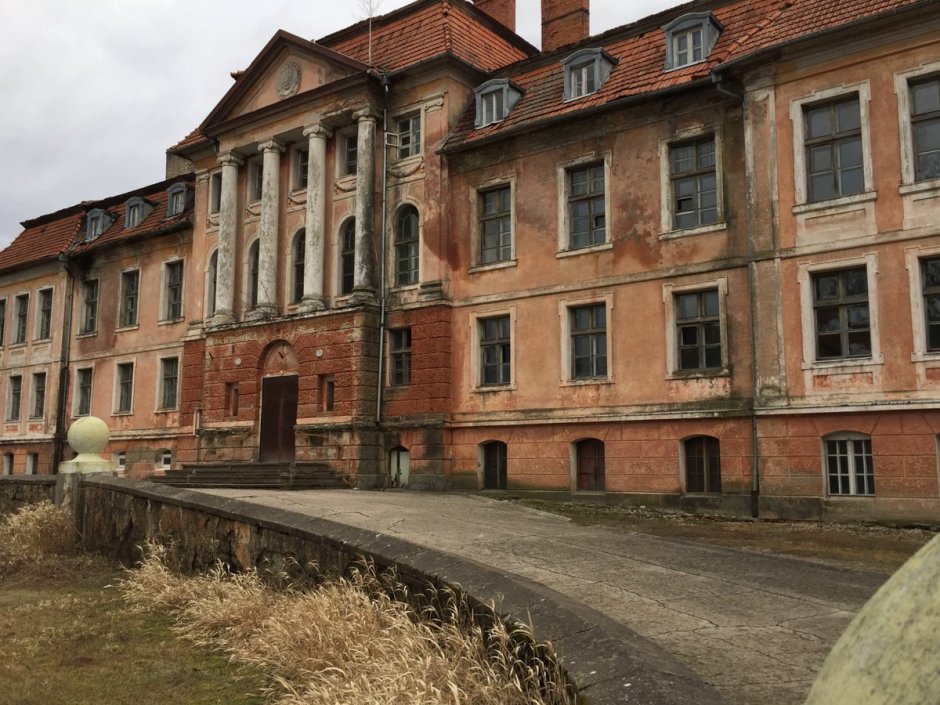 Гравюра замок Кенигсберг Пруссия