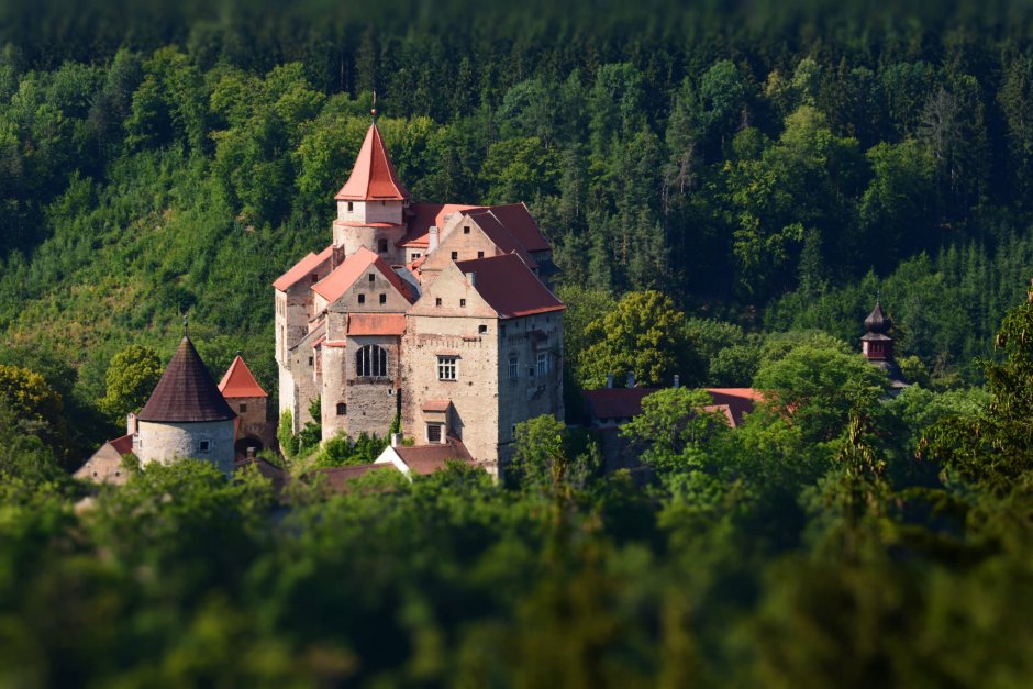 Чешский замок Пернштейн