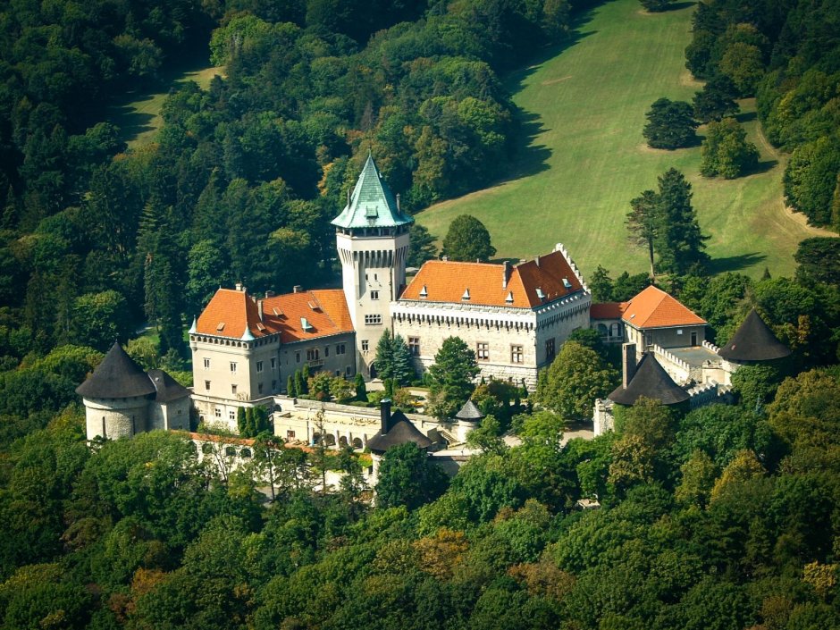 Замок Гельфштын Чехия