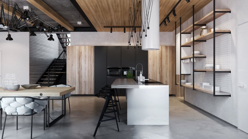 Loft Design мебель kuhnya