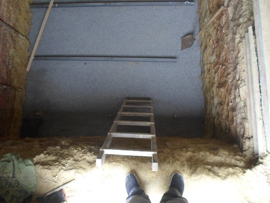Складная лестница из профильной трубы 20х40