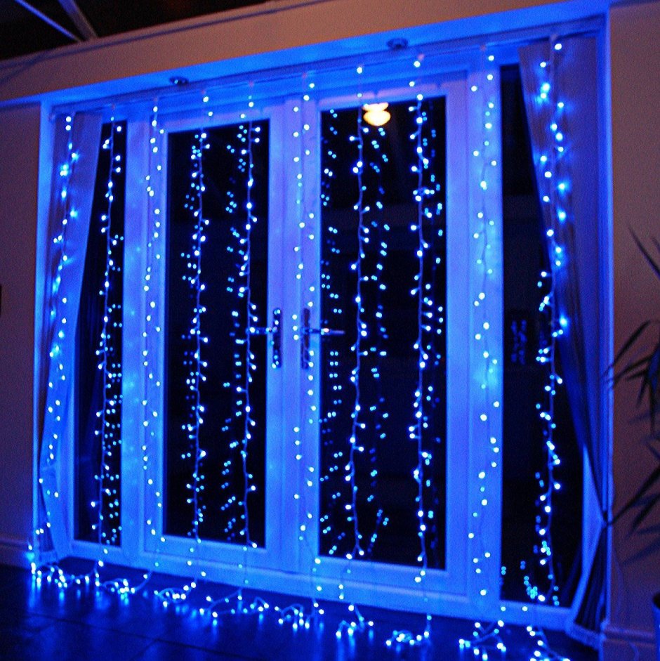 Curtain Lights ламповая гирлянда занавес 1,5 на 2 м