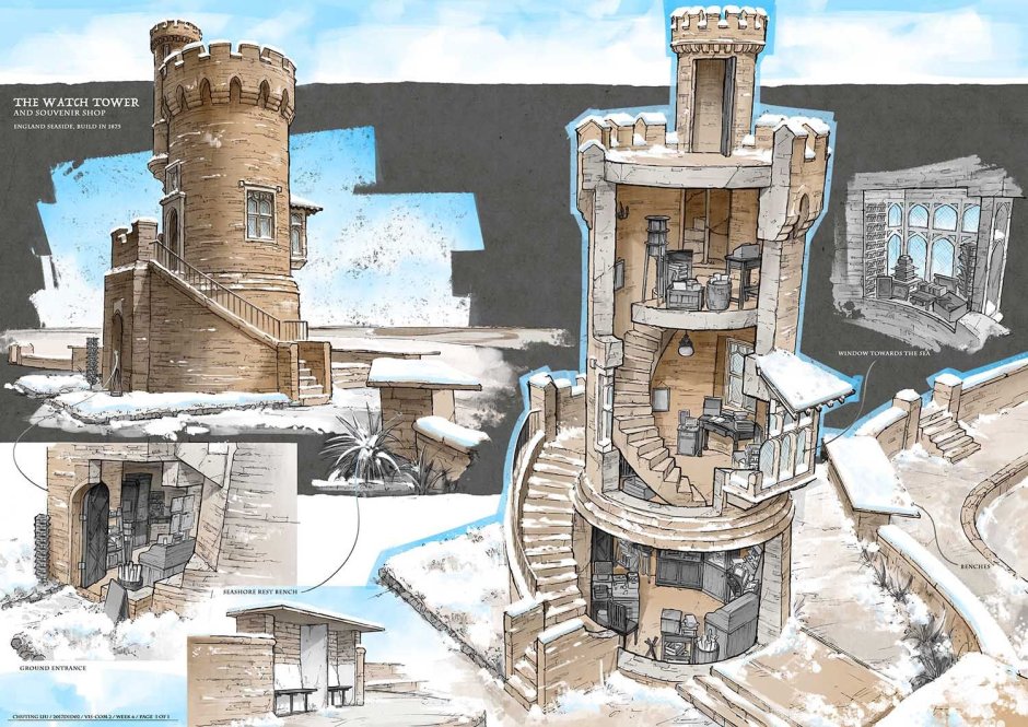 Stokesay Castle изнутри