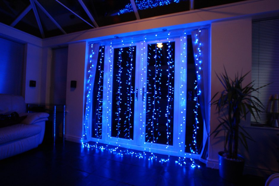 Гирлянда Curtain Lights 96 лампочек