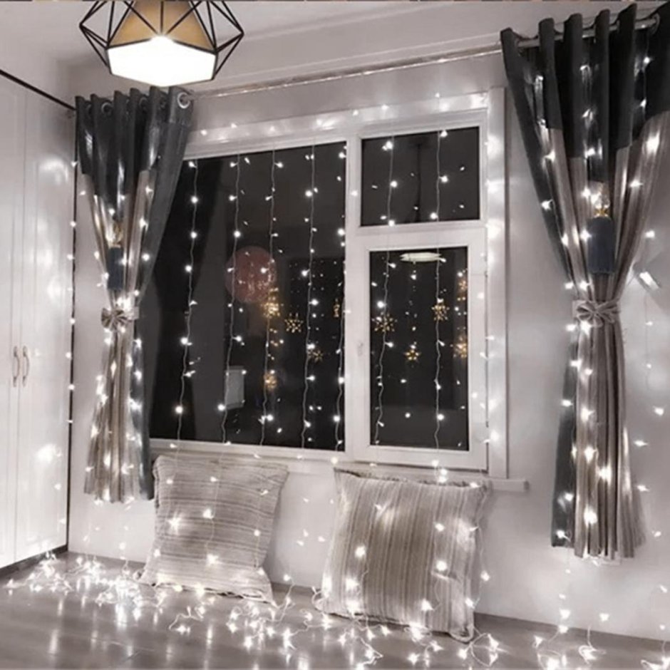 Гирлянда штора Curtain Lights 3*3