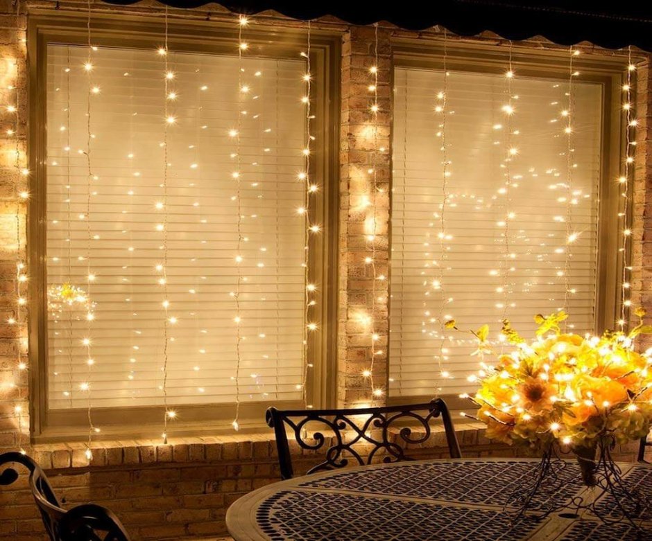 Гирлянда Curtain Light 3 m 10 Hanging