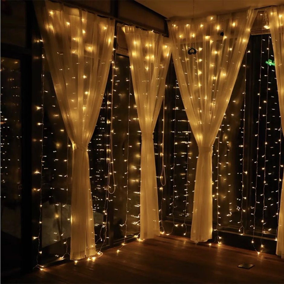 Гирлянда Curtain Light 3 m 10 Hanging