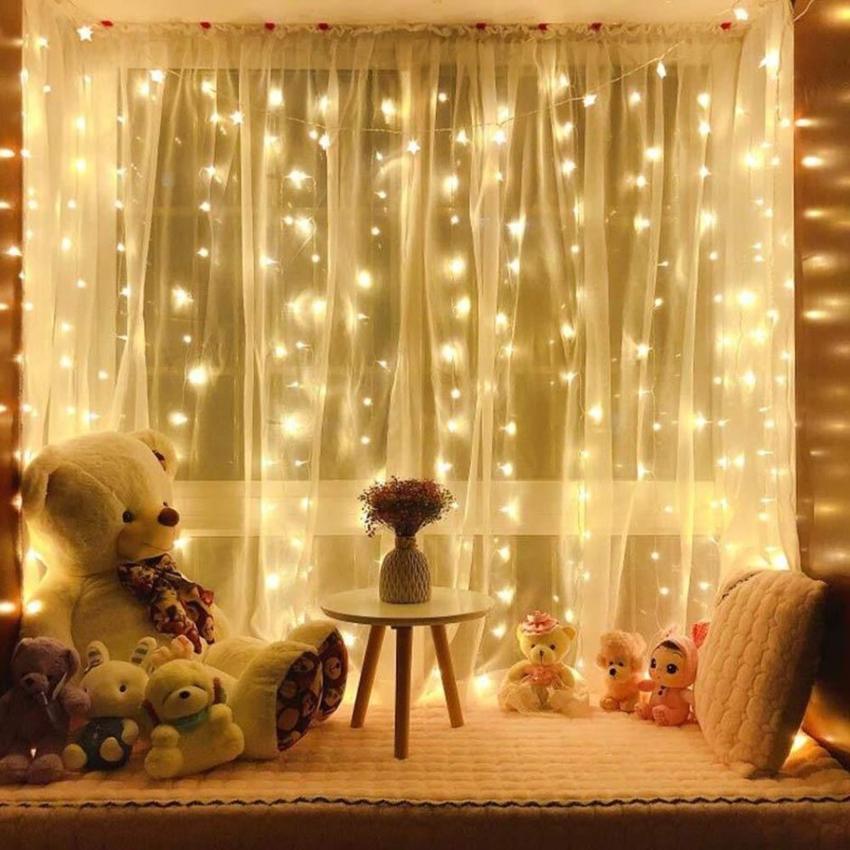 Curtain Lights гирлянда занавес 1,5х2