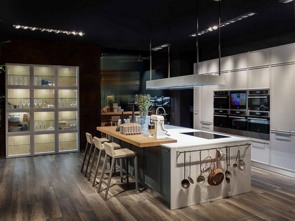 Кухня икеа Modern с островком