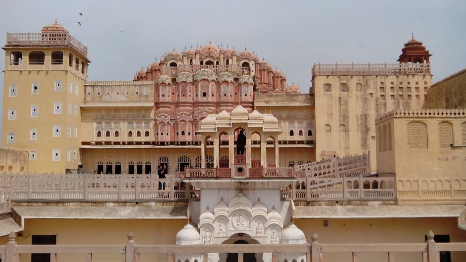 Раджастан Джайпур розовые здания