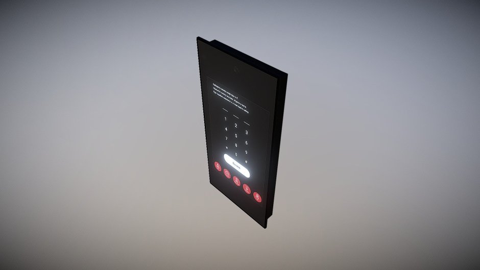 Домофон 3ds Max