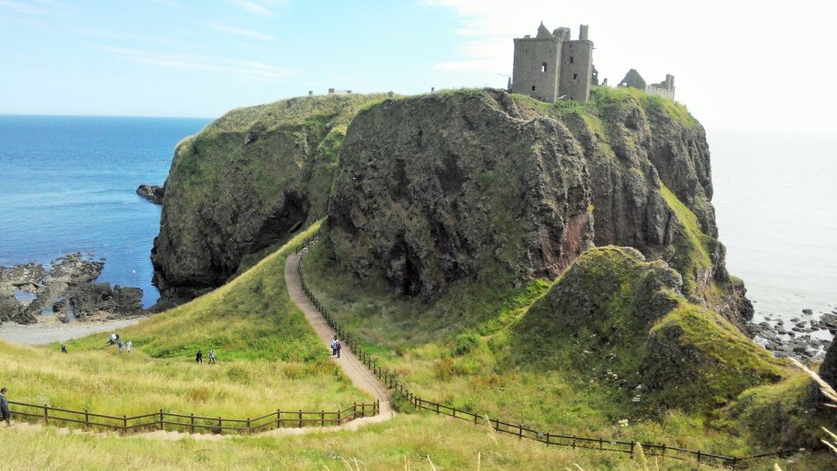 Замок Данноттар Абердиншир Шотландия 15-16 век