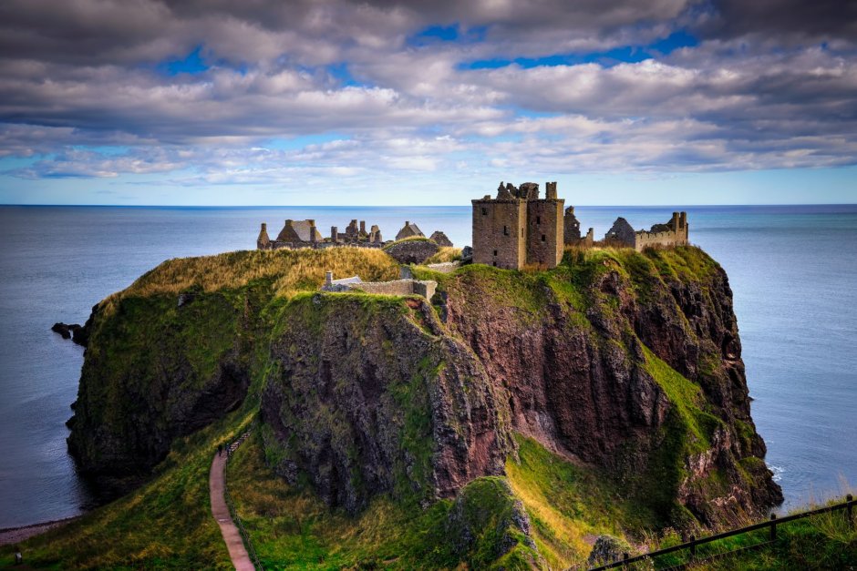 Данноттар замок шотландия