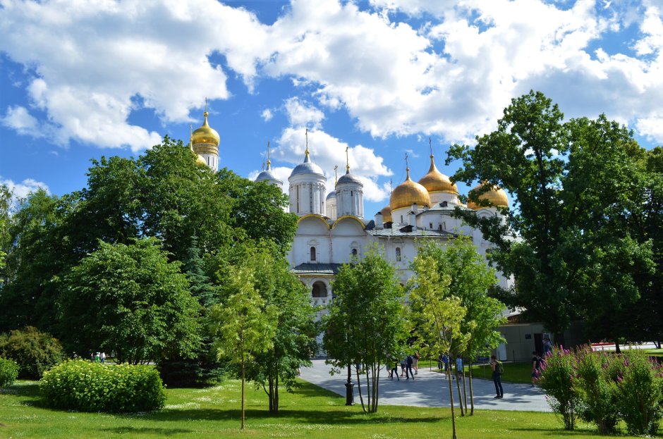 Благовещенский собор на Соборной площади Кремля