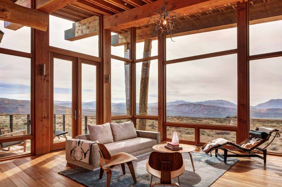 Окна в стиле Шале