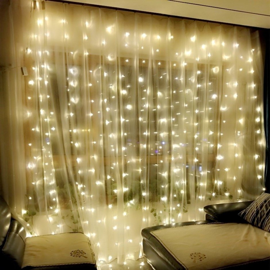 Гирлянда штора Curtain Lights 3*3