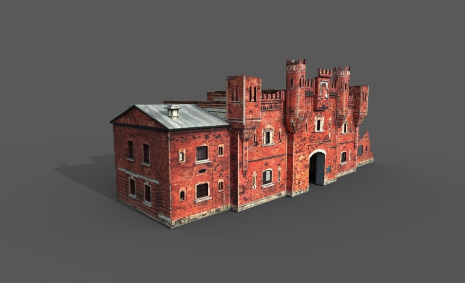 Брестская крепость красный асфальт