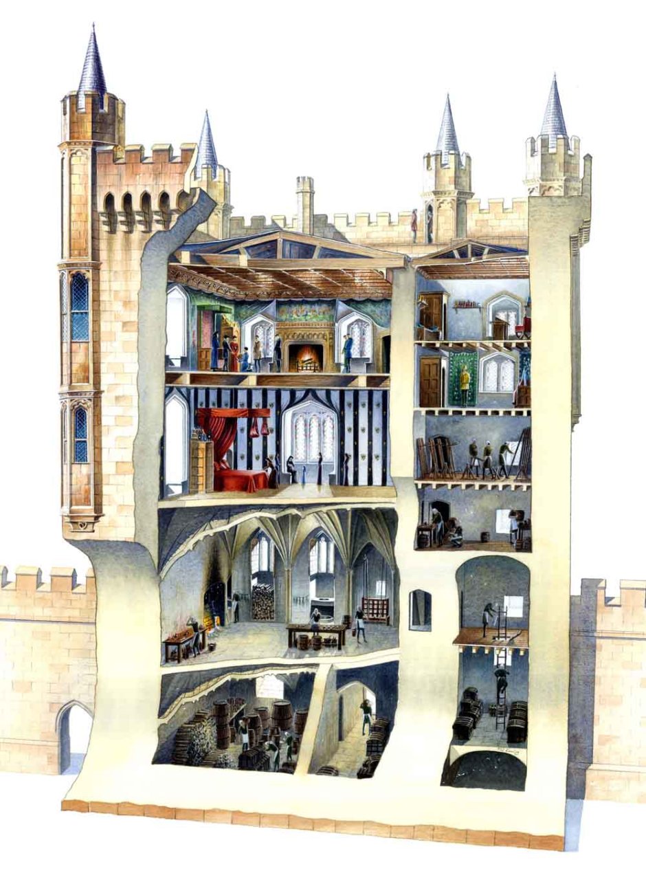 Модель готического замка