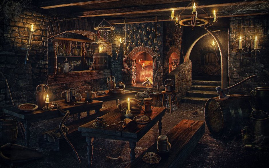 The Elder Scrolls арт таверны