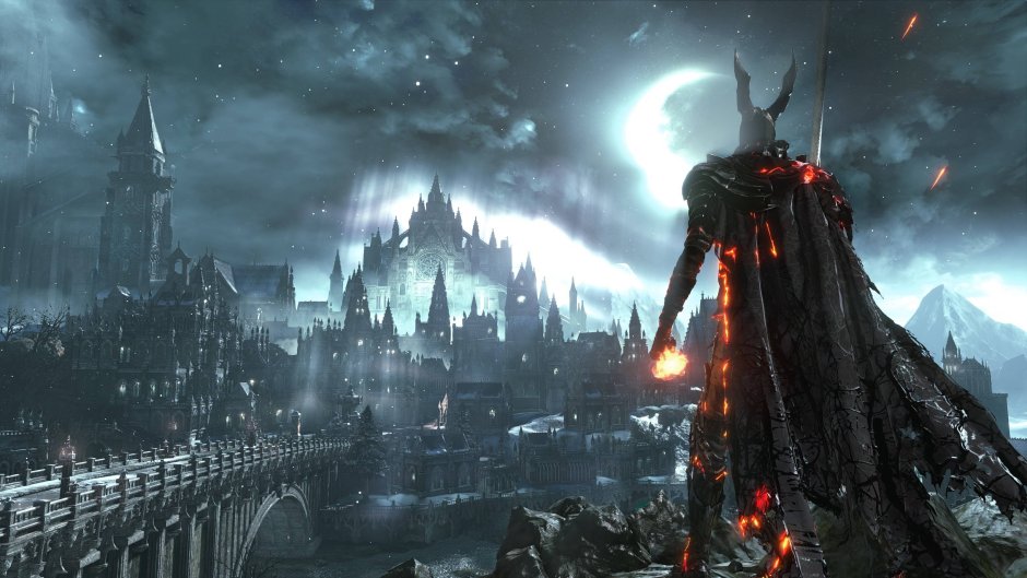 Концепт арт локации Dark Souls 3