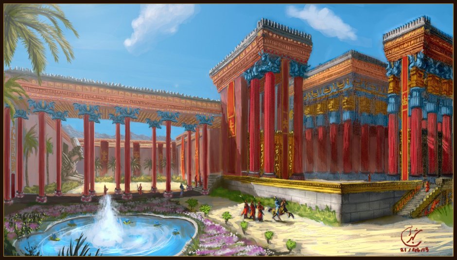 Искусство Персии Персеполь дворец