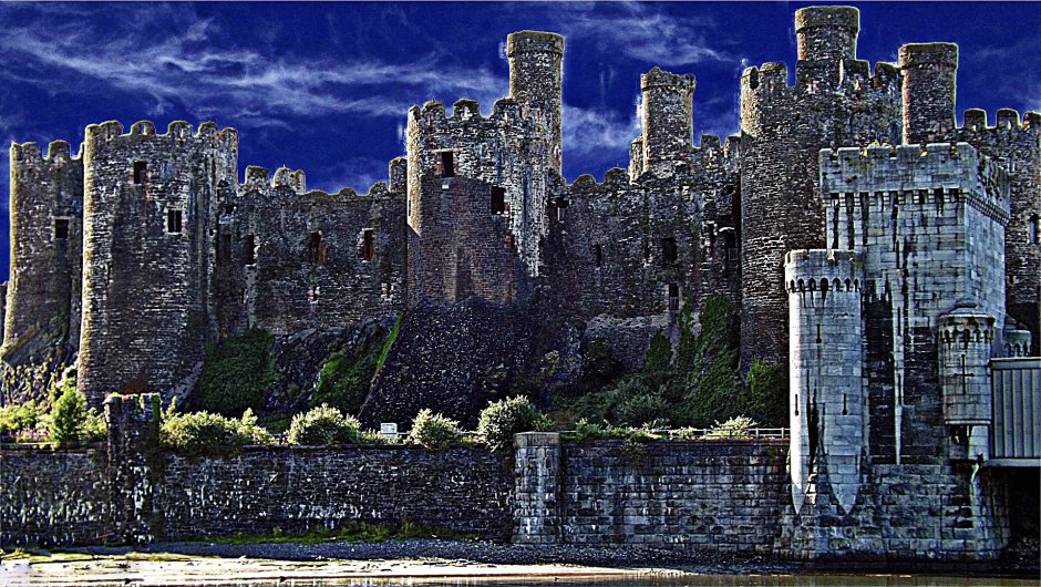 Замок Конуи Уэльс
