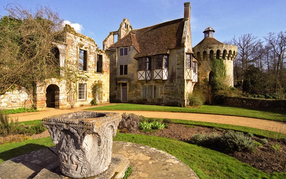 Scotney Castle, Ламберхерст, Кент, Англия