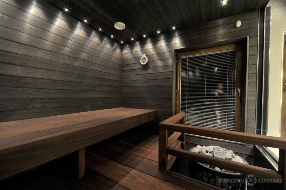 Интерьер бани в современном стиле