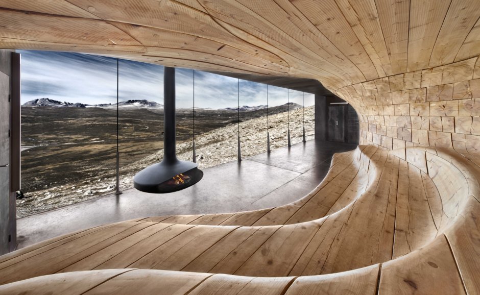 Snohetta viewpoint Норвегия
