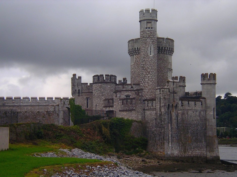 Замки средневековья Блэкрок Ирландия