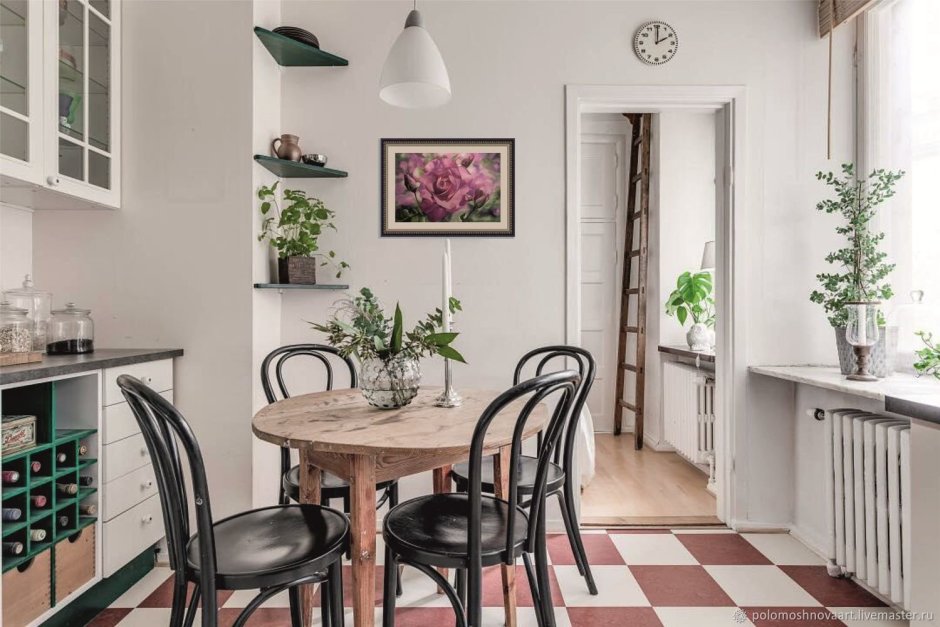 Палитра скандинавского стиля в интерьере кухни