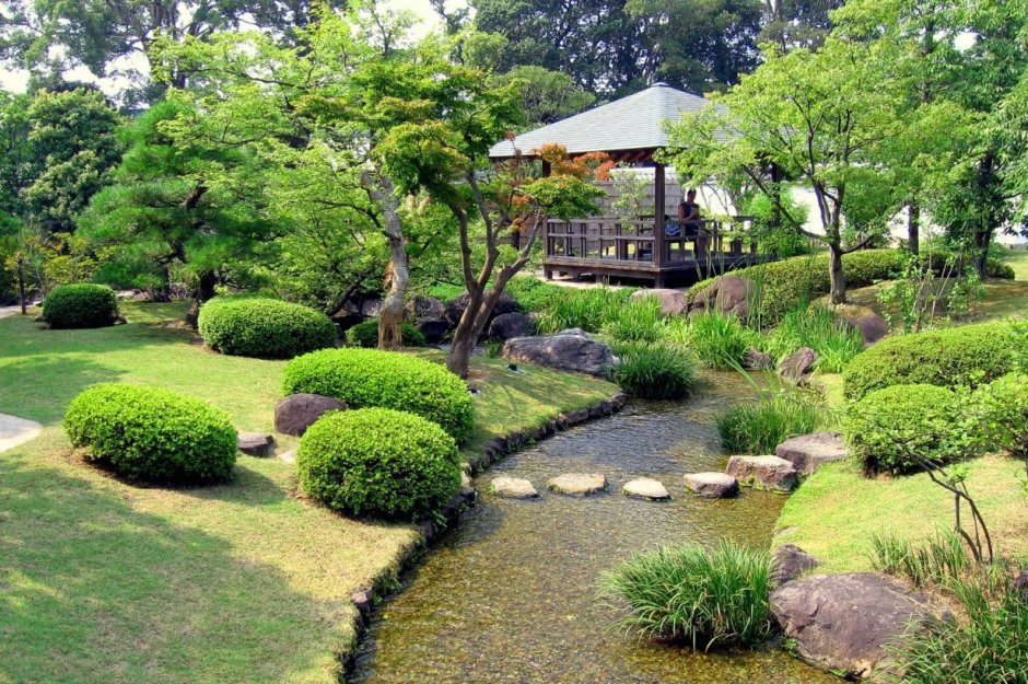 Стиль син в японском саду