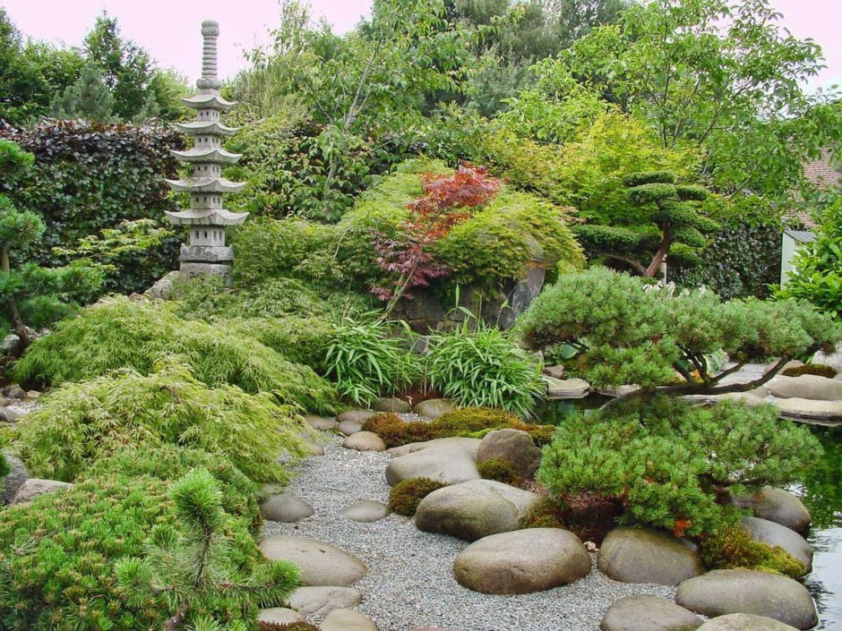 Коичи Курису ландшафтный дизайнер его сады