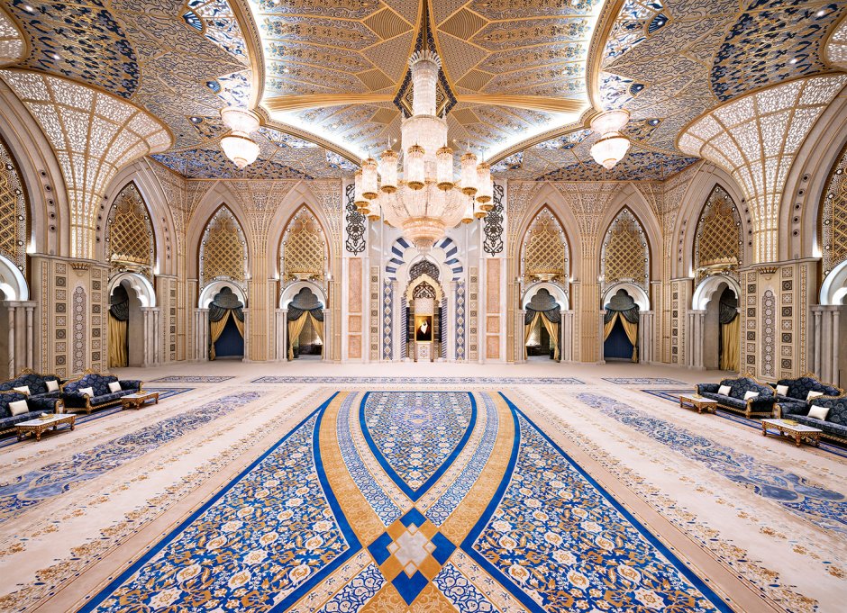 Президентский дворец Абу Даби внутри