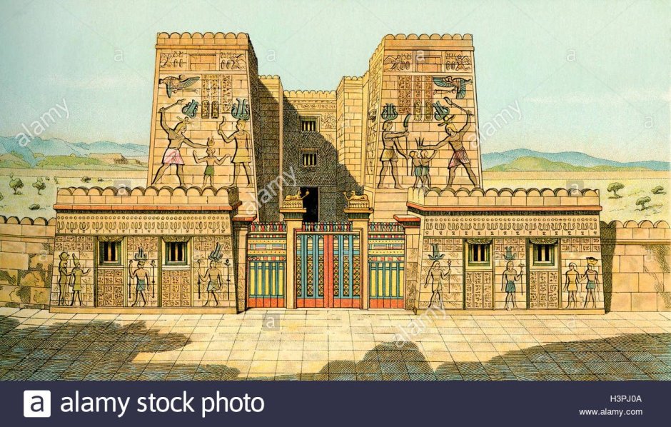 Фараон Египта дворец фараона