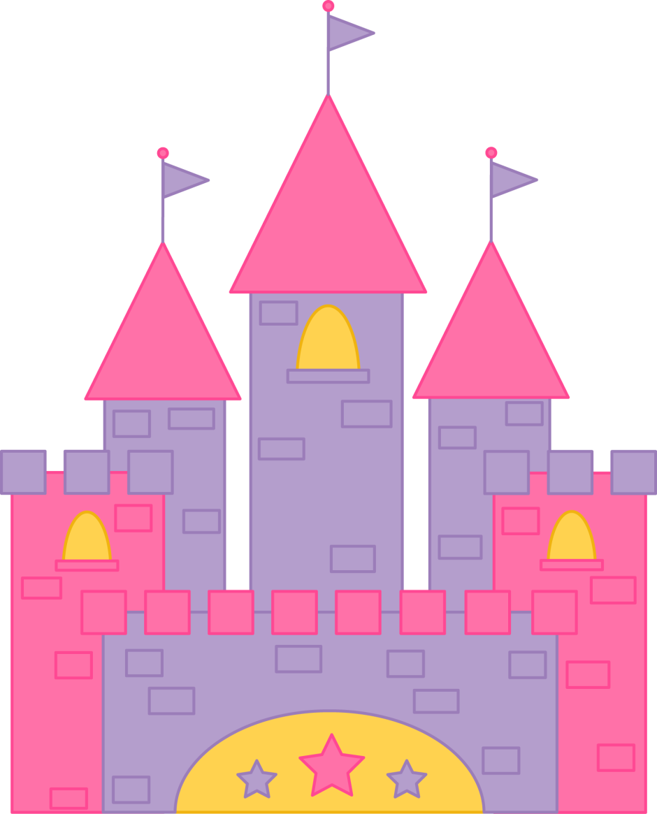 Замок из геометрических фигур