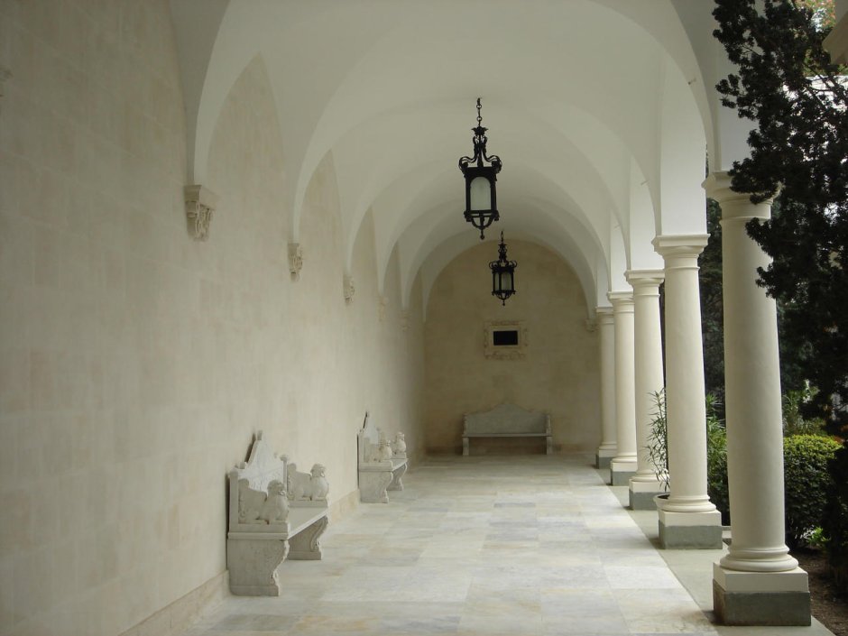 Ливадийский дворец внутренний двор