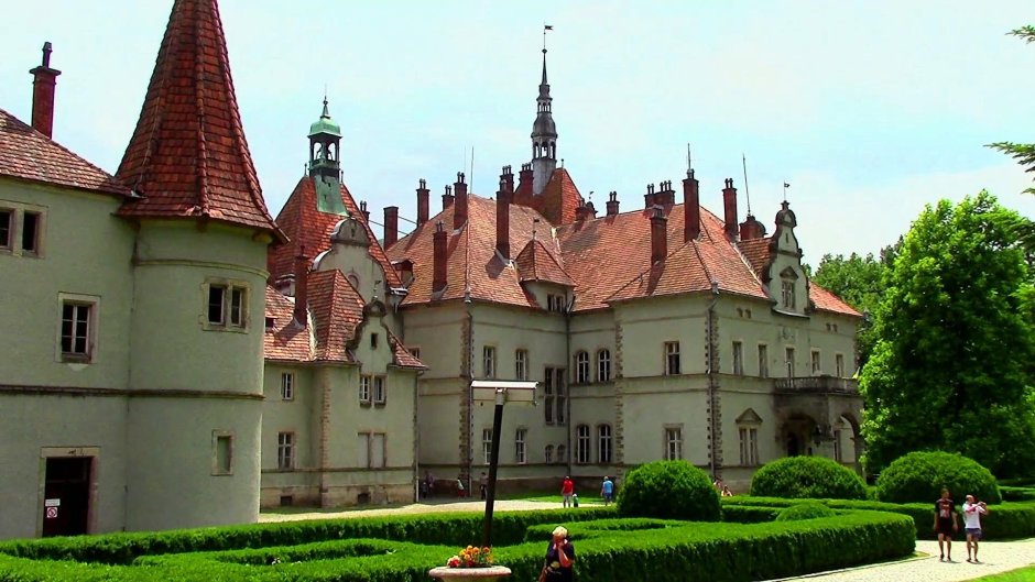 Карпаты замок Шенборна