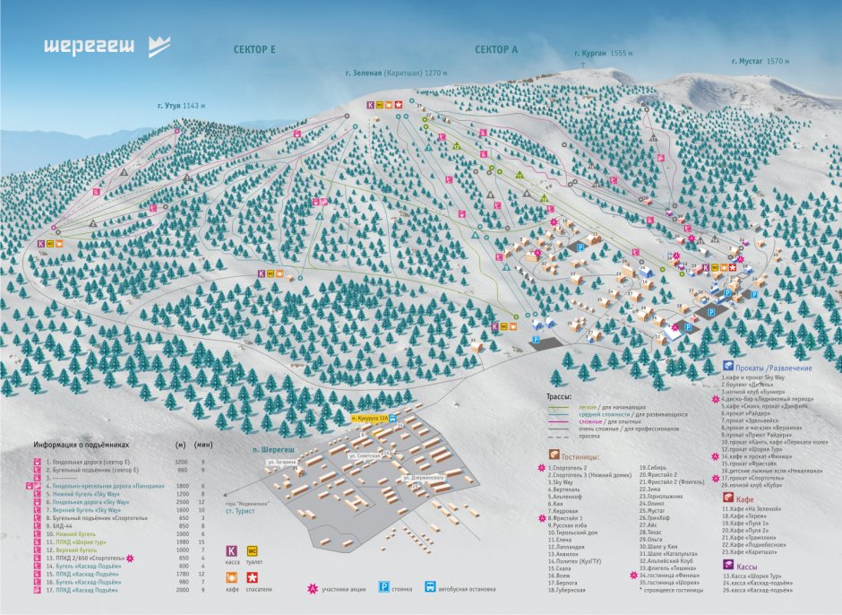 Шерегеш горнолыжный курорт карта трасс 2021