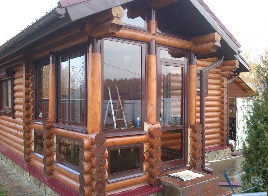 Дачный дом с панорамными окнами