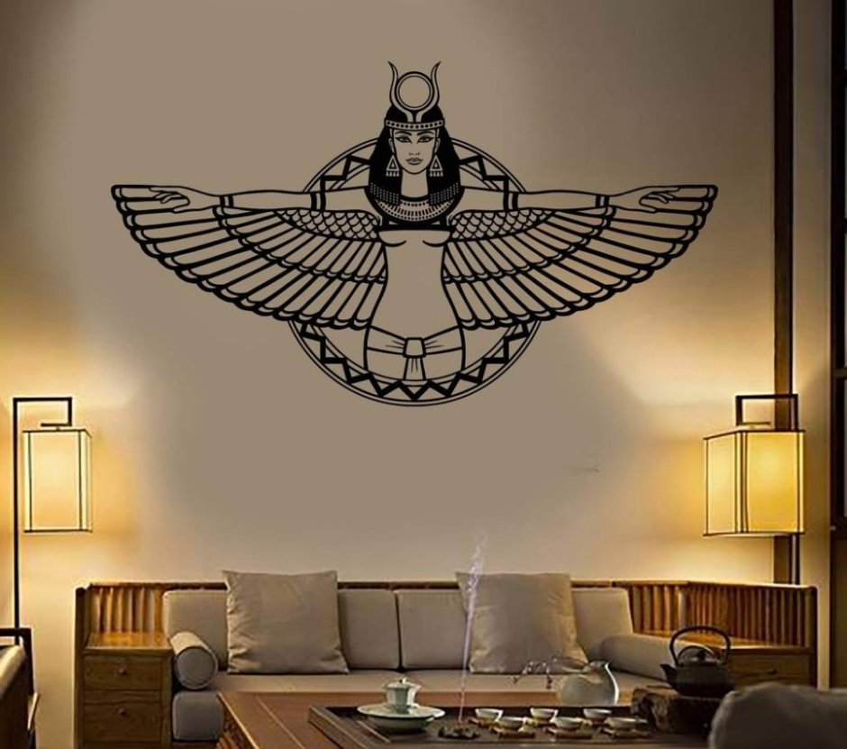 Светильник в египетском стиле