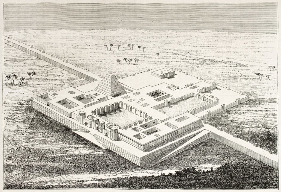 Крепость царя Саргона 2 в дур-Шаррукине