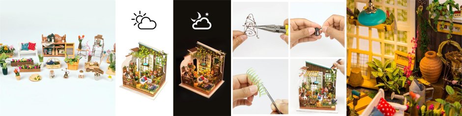 Румбокс td01w интерьерный конструктор "DIY House "time Studio" , Hobby Day