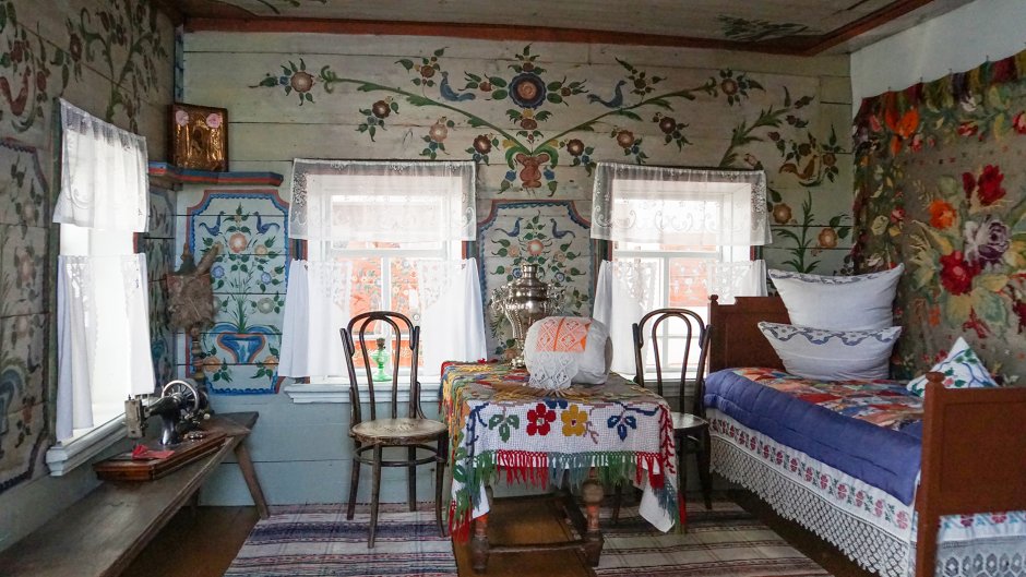 Интерьер бабушкиного дома в деревне